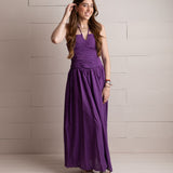 40860_75-Vestido drapeado con tirantes de largo midi Yerse
