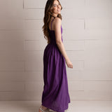 40860_75-Vestido drapeado con tirantes de largo midi Yerse