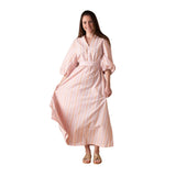 40899_273-Vestido rosa con mangas abullonadas Yerse