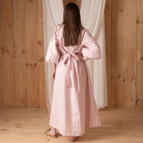 40899_273-Vestido rosa con mangas abullonadas Yerse