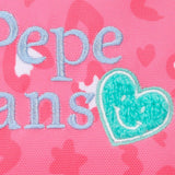 Pepe Jeans - Evelyn 410109266170 - Mochila rosa adaptable a carro con doble compartimento (32x42x17 cm)