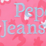 Pepe Jeans - Evelyn 410109266170 - Mochila rosa adaptable a carro con doble compartimento (32x42x17 cm)