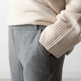 Yerse - 41323_033 – Pantalón recto de piqué - Mujer