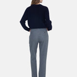 Yerse - 41323_033 – Pantalón recto de piqué - Mujer