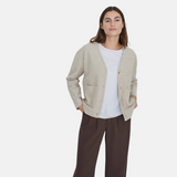 Yerse - 41480_004 - Cárdigan de felpa bouclé con lana - Mujer