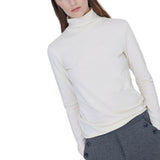 Yerse - 41486_002 - Camiseta de manga larga de cuello cisne - Mujer