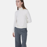 Yerse - 41486_002 - Camiseta de manga larga de cuello cisne - Mujer