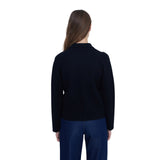 Yerse - 41507_037 - Cárdigan negro de punto con cremallera - Mujer