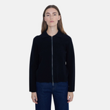 Yerse - 41507_037 - Cárdigan negro de punto con cremallera - Mujer