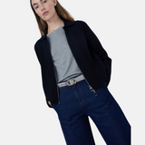 Yerse - 41507_037 - Cárdigan negro de punto con cremallera - Mujer
