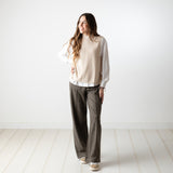 Yerse - 41513_002 - Chaleco con lazos laterales - Mujer