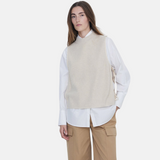 Yerse - 41513_002 - Chaleco con lazos laterales - Mujer