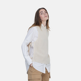 Yerse - 41513_002 - Chaleco con lazos laterales - Mujer