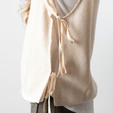 Yerse - 41513_002 - Chaleco con lazos laterales - Mujer