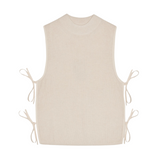 Yerse - 41513_002 - Chaleco con lazos laterales - Mujer