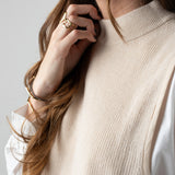 Yerse - 41513_002 - Chaleco con lazos laterales - Mujer