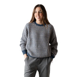 Yerse - 41551_358 - Jersey jacquard de punto con lana y alpaca - Mujer