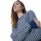 Yerse - 41551_358 - Jersey jacquard de punto con lana y alpaca - Mujer