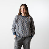 Yerse - 41551_358 - Jersey jacquard de punto con lana y alpaca - Mujer
