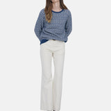 Yerse - 41551_358 - Jersey jacquard de punto con lana y alpaca - Mujer