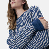 Yerse - 41551_358 - Jersey jacquard de punto con lana y alpaca - Mujer