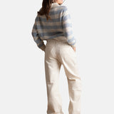 Yerse- 41565_354 - Jersey de alpaca con estampado de rayas - Mujer