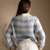 Yerse- 41565_354 - Jersey de cuadros vichy con alpaca - Mujer