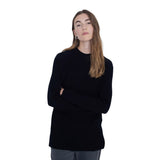 Yerse - 41575_037 - Jersey negro ancho de punto - Mujer
