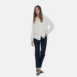 Yerse - 41831_002 - Camisa fluida de cuello mao 100% viscosa - Mujer