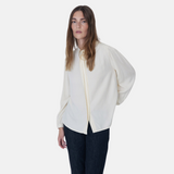 Yerse - 41831_002 - Camisa fluida de cuello mao 100% viscosa - Mujer