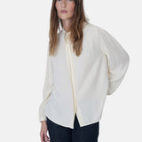 Yerse - 41831_002 - Camisa fluida de cuello mao 100% viscosa - Mujer