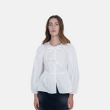 Yerse - 41839_001 - Camisa de manga larga abullonada 100% algodón orgánico - Mujer