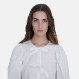 Yerse - 41839_001 - Camisa de manga larga abullonada 100% algodón orgánico - Mujer