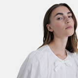 Yerse - 41839_001 - Camisa de manga larga abullonada 100% algodón orgánico - Mujer