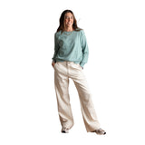 Yerse - 41851_002 – Pantalón vaquero ancho wide leg 100% algodón orgánico- Mujer