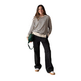 Pantalón vaquero wide leg Yerse en negro - Estilo y comodidad Konestilochic