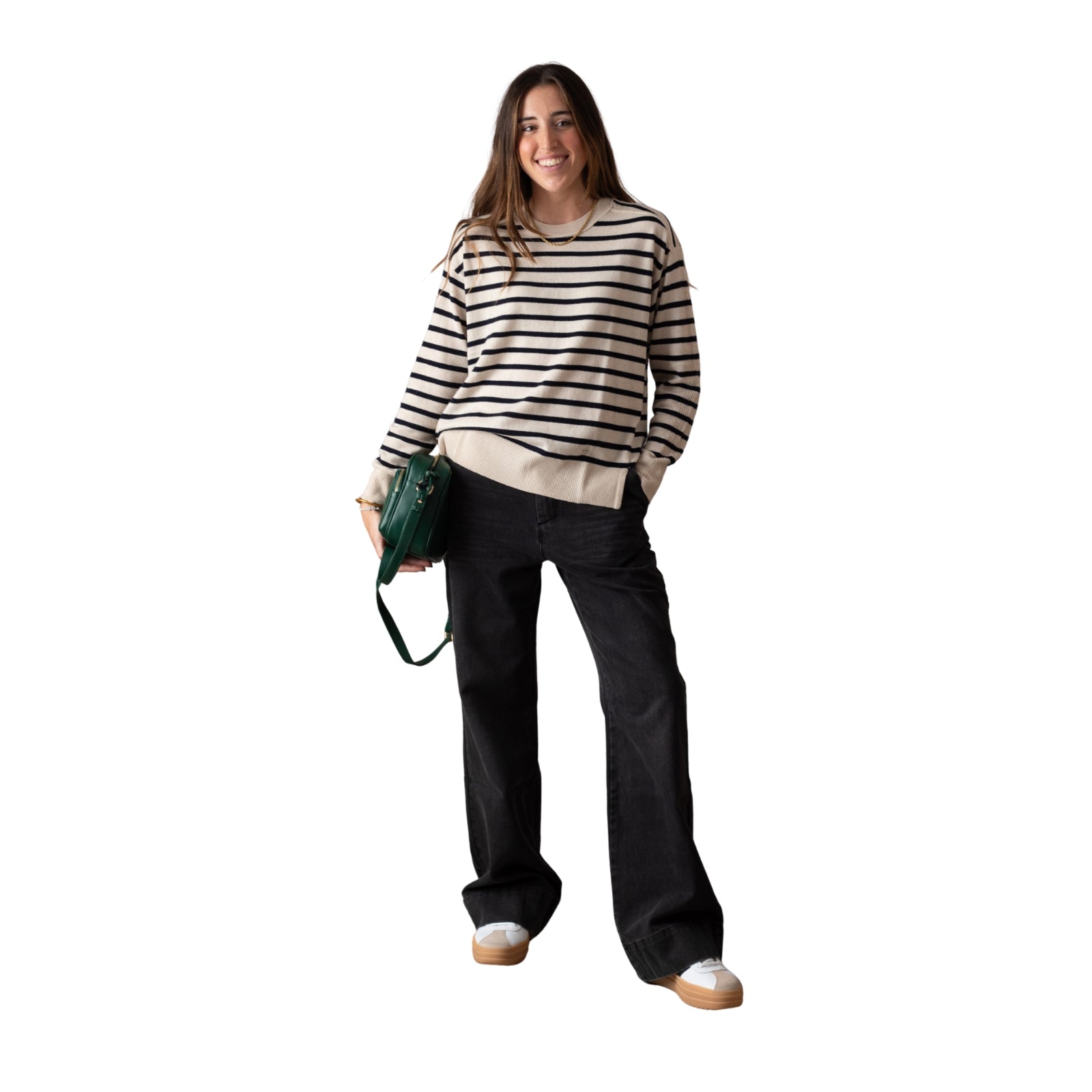 Pantalón vaquero wide leg Yerse en negro - Estilo y comodidad Konestilochic