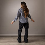 Yerse - 41851_036 – Pantalón vaquero wide leg 100% algodón orgánico - Mujer