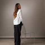 Yerse - 41851_036 – Pantalón vaquero wide leg 100% algodón orgánico - Mujer