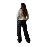 Yerse - 41851_036 – Pantalón vaquero wide leg 100% algodón orgánico - Mujer