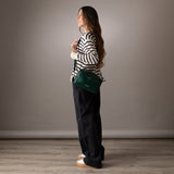 Yerse - 41851_036 – Pantalón vaquero wide leg 100% algodón orgánico - Mujer