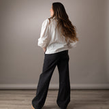 Yerse - 41851_036 – Pantalón vaquero wide leg 100% algodón orgánico - Mujer