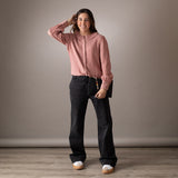 Yerse - 41851_036 – Pantalón vaquero wide leg 100% algodón orgánico - Mujer