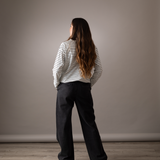 Yerse - 41851_036 – Pantalón vaquero wide leg 100% algodón orgánico - Mujer