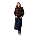 Yerse - 41853_056 - Falda vaquera recta 100% algodón orgánico - Mujer