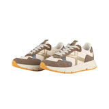 Munich - Mamba 14 4191014 - Sneakers beige de diseño urbano con empeine de piel de serraje - Mujer