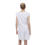 Yerse - 42019_001 - Camiseta sin mangas con bordado en los hombros - Mujer