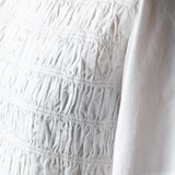 Yerse - 42036_001 - Camiseta de manga corta con fruncidos delanteros y bajos en voile - Mujer