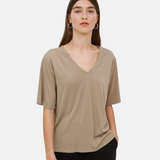 Yerse - 42042_025 - Camiseta de manga corta con escote de pico - Mujer