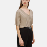 Yerse - 42042_025 - Camiseta de manga corta con escote de pico - Mujer